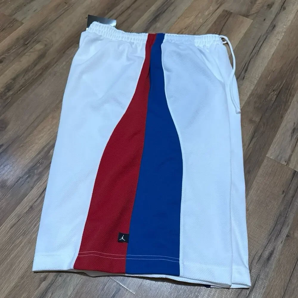 2008 Air Jordan USA Red White Blue Basketball 277024-106 Shorts